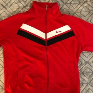 Nike Track Jacket Red Size XL
